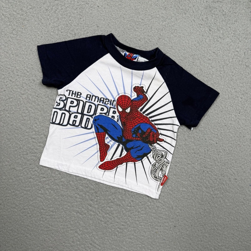 Kids Vintage Y2K Marvel Spider-Man T-shirt